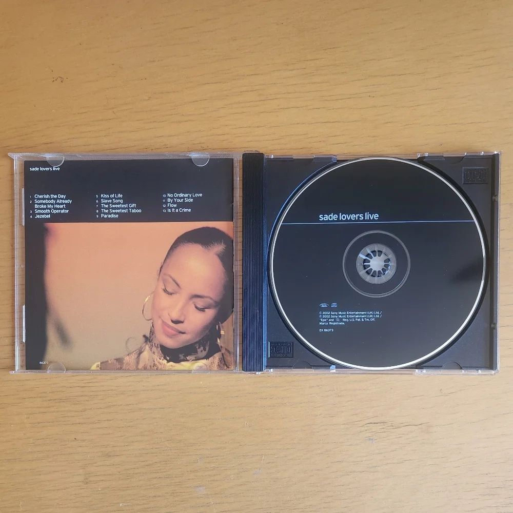 Sade "King Of Sorrow", "Lovers Live" - CDs (Lot of 2)  - Picture 7 of 8